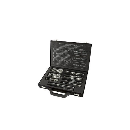 Forets marteau SDS-plus, 56 pcs. en coffret métalliques