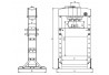 CP86750 - Durable, grande capacité et fonctionnement hydro-pneumatique